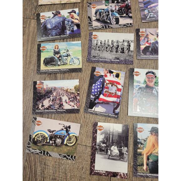 Harley-Davidson Heritage 1994 Skybox Cards Trading Lot of 36 - Picture 3 of 8